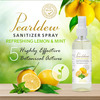 Pearldew Sanitizer Spray (Lemon & Mint) 120 Ml | Aloe & Neem | Paraben Free (Pack Of 4)