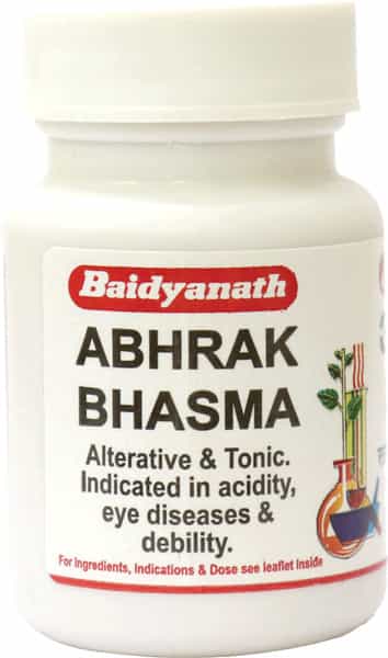Baidyanath Asli Ayurved Abhrak Bhasma Respiratory Medicine 10 Gms (Pack Of 2)