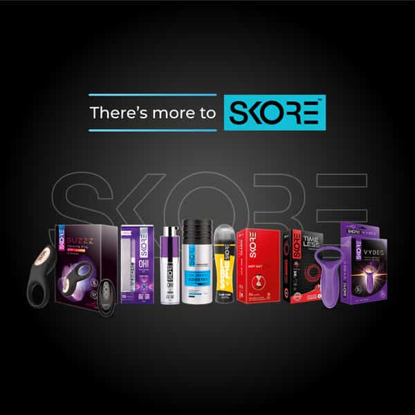 Skore Zigzag Condom 10 And Hard Rock Gel Sachet Free