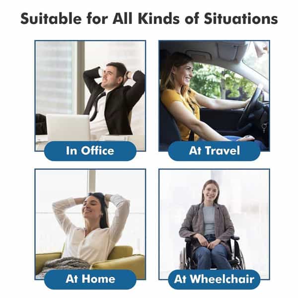 Accusure Orhto Support Back Rest | K7
