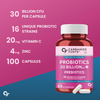 Carbamide Forte 30 Billion Probiotic Supplement | Gut Cleanse Detox | Lactobacillus Reuteri 60 Cap