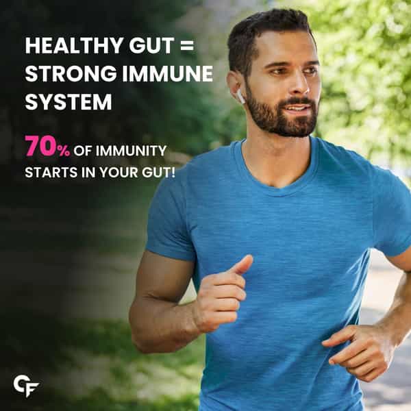 Carbamide Forte 30 Billion Probiotic Supplement | Gut Cleanse Detox | Lactobacillus Reuteri 60 Cap