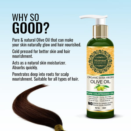 Morpheme Remedies Organic Extra Virgin Olive Oil 120 Ml