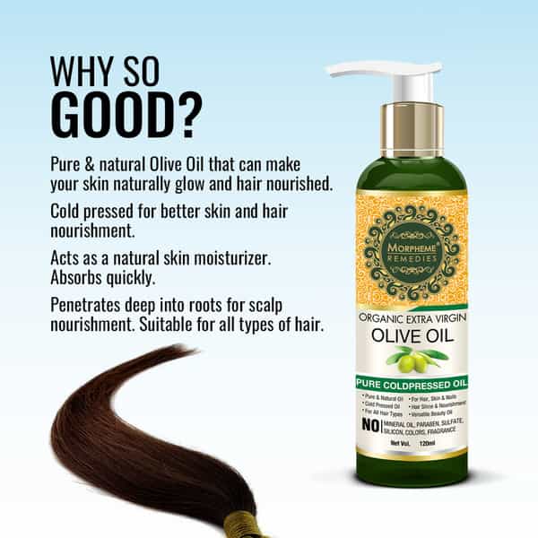 Morpheme Remedies Organic Extra Virgin Olive Oil 120 Ml