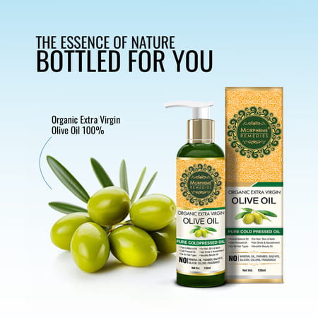 Morpheme Remedies Organic Extra Virgin Olive Oil 120 Ml