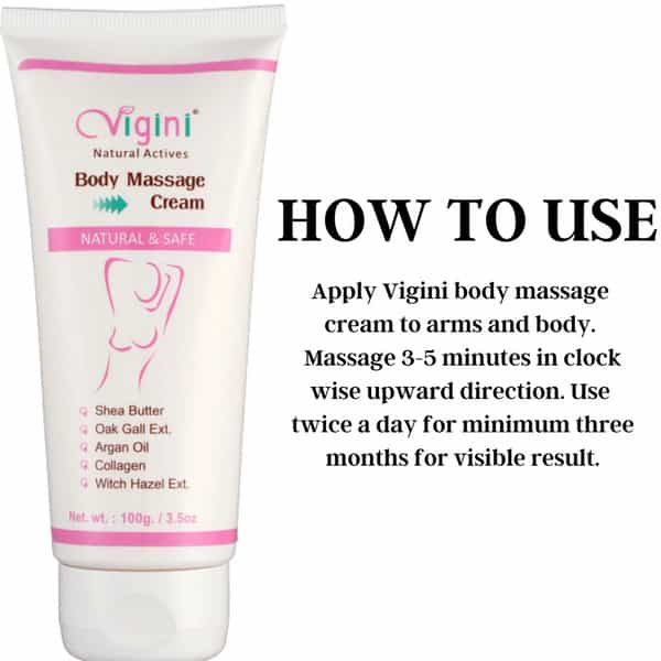 Vigini Breast Body Size Enhancer Firming Enlargement+ Bust Tightening Firming Shaping Massage Cream 