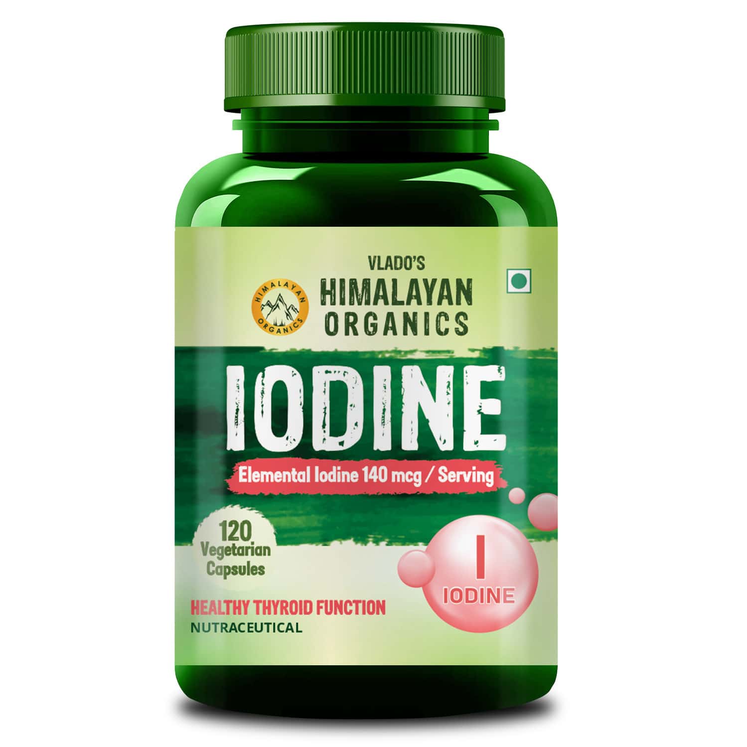 Vlado's Himalayan Organics Iodine Supplement | 120 Veg Capsules