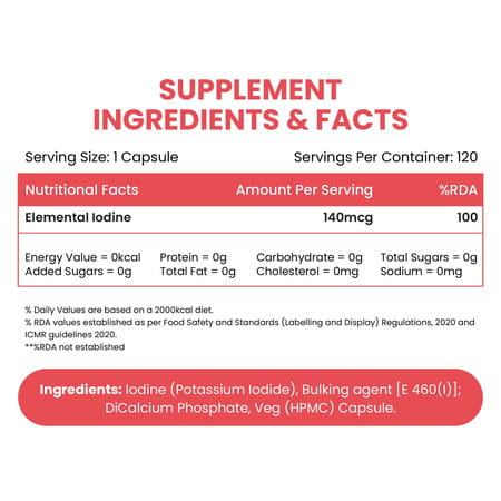 Vlado'S Himalayan Organics Iodine Supplement | 120 Veg Capsules