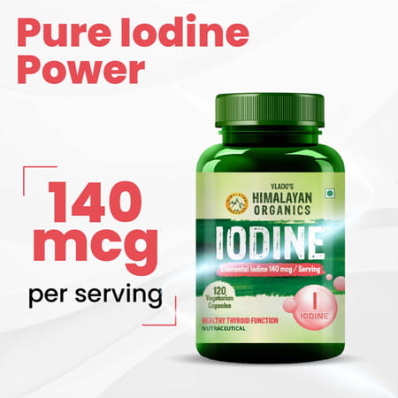 Vlado'S Himalayan Organics Iodine Supplement | 120 Veg Capsules