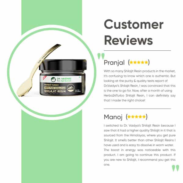 Dr. Vaidya's H2t Shilajit Resin | 100% Pure Himalayan | >75% Fulvic Acid & 80+ Trace Elements