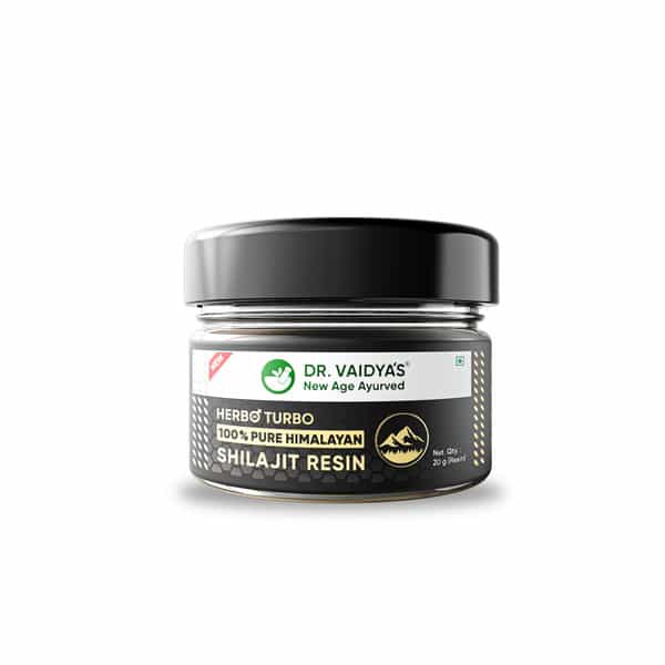 Dr. Vaidya's H2t Shilajit Resin | 100% Pure Himalayan | >75% Fulvic Acid & 80+ Trace Elements