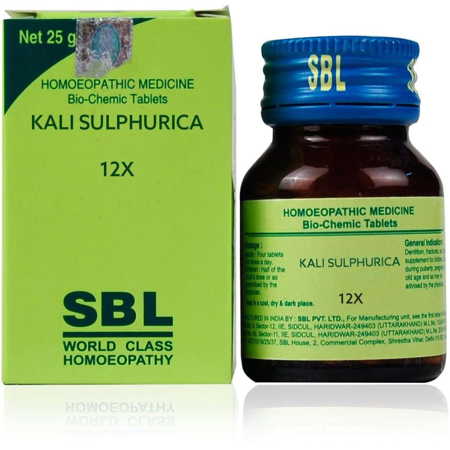 Sbl Kali Sulphurica Biochemic Tablet 12x 25 Gm Pack Of 2