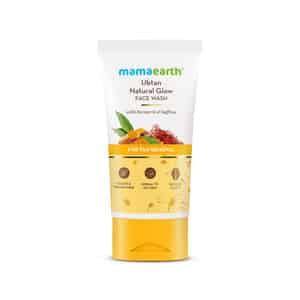 Mamaearth Ubtan Natural Face Wash With Turmeric & Saffron For Tan Removal 150 Ml