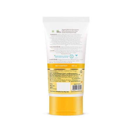 Mamaearth Ubtan Natural Face Wash With Turmeric & Saffron For Tan Removal 150 Ml