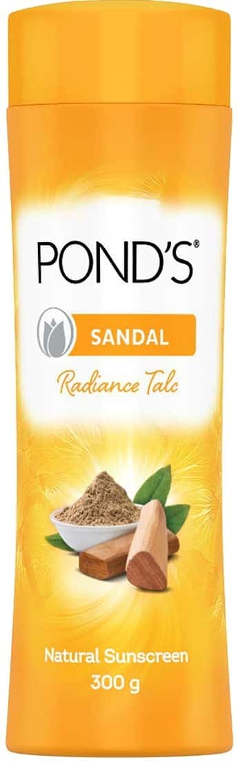 Pond S Sandal Radiance Talcum Powder Bottle Of 300 G