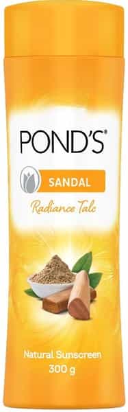 Pond's Sandal Radiance  Talcum Powder  Bottle Of 300 G