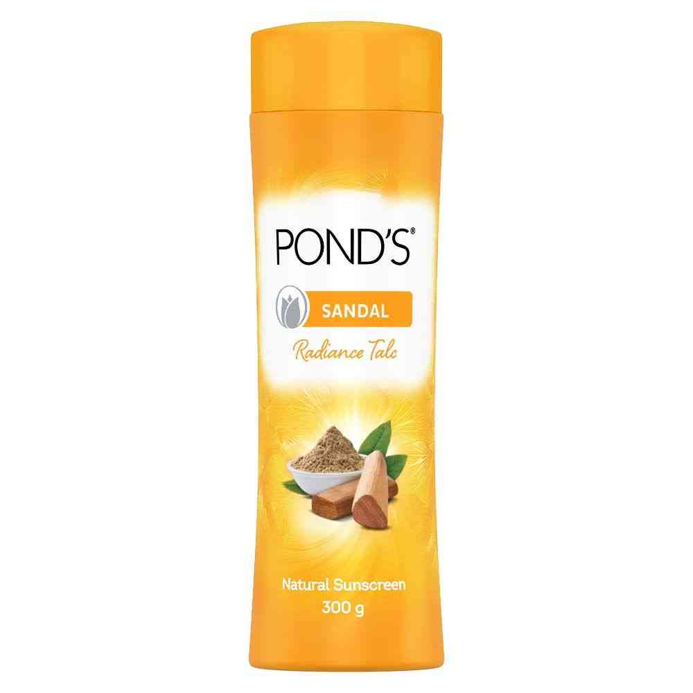 Buy Pond'S Sandal Radiance Talcum Powder Bottle Of 300 G Online at Flat