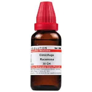 Dr. Willmar Schwabe India Cimicifuga Racemosa Dilution 30 Ch 30 Ml