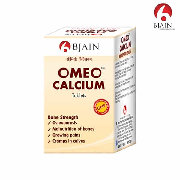 Bjain Omeo Calcium Tablets | Homeopathic Support For Bone Strength & Calcium Balance | 3 X 25Gm
