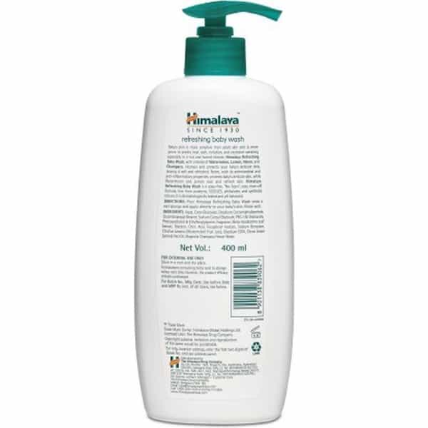 Himalaya Refreshing Baby Wash | 400 Ml | Pack Of 4