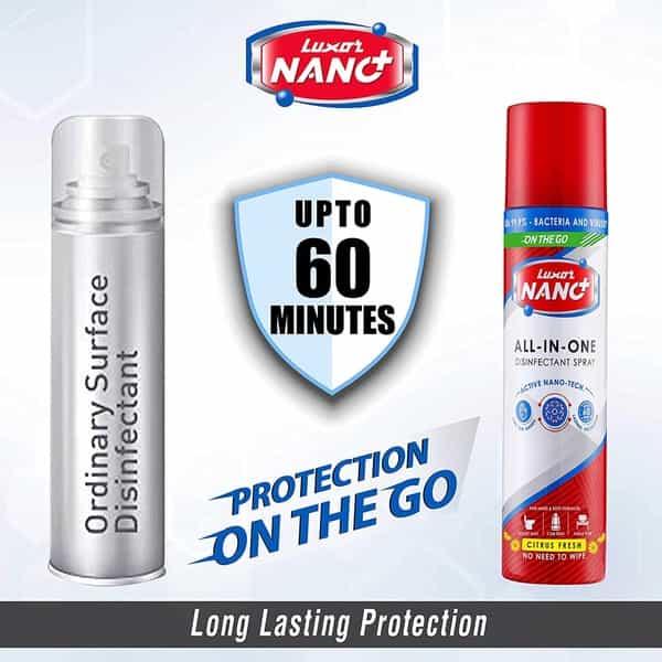 Luxor Nano All-In-One Disinfectant Spray Citrus Fresh - 95Ml