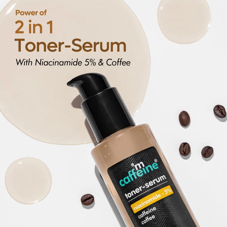 Mcaffeine Toner Serum- Niacinamide 5% & Coffee