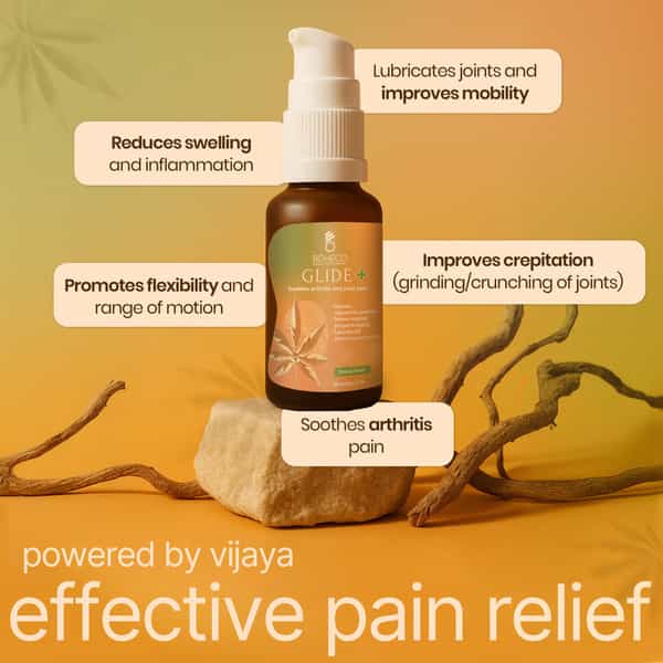 Boheco Glide+ Joint Pain Relief Oil | With Vijaya Leaf Extract | 30Ml