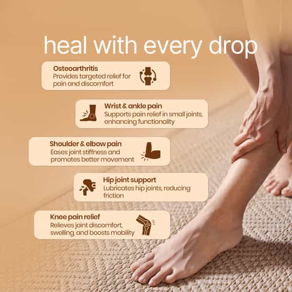 Boheco Glide+ Joint Pain Relief Oil | With Vijaya Leaf Extract | 30Ml