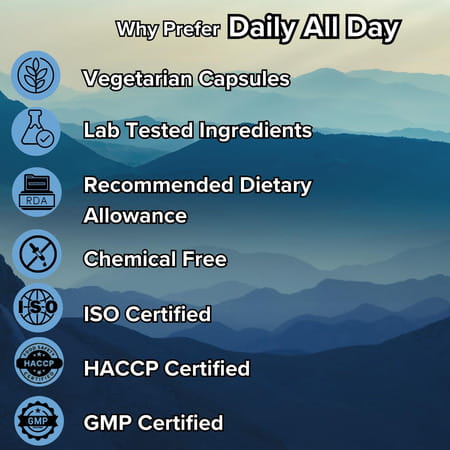 Daily All Day Strength Essence 90 Capsules & Triphala 1:2:3 120 Tablets