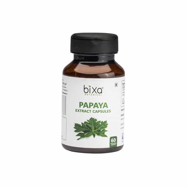 Bixa Botanical Papaya Leaves Extract 60 Veg Capsules (450Mg)-Supports Platelet Wellness