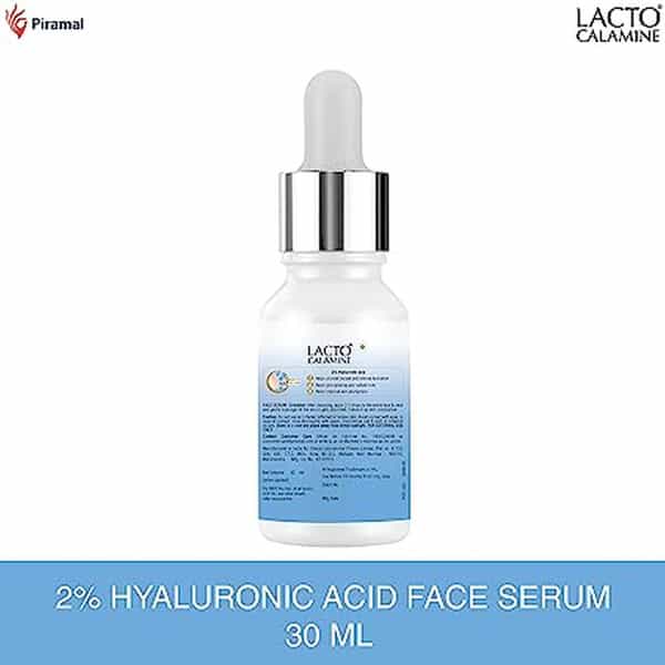Lacto Calamine 2% Hyaluronic Acid Face Serum For Intense Skin Hydration | 30Ml (Pack Of 2)