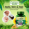Vlado's Himalayan Organics Plant Based Biotin 10 | 000Mcg/Serve- 120 Veg Capsules