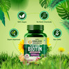 Vlado's Himalayan Organics Plant Based Biotin 10 | 000Mcg/Serve- 120 Veg Capsules
