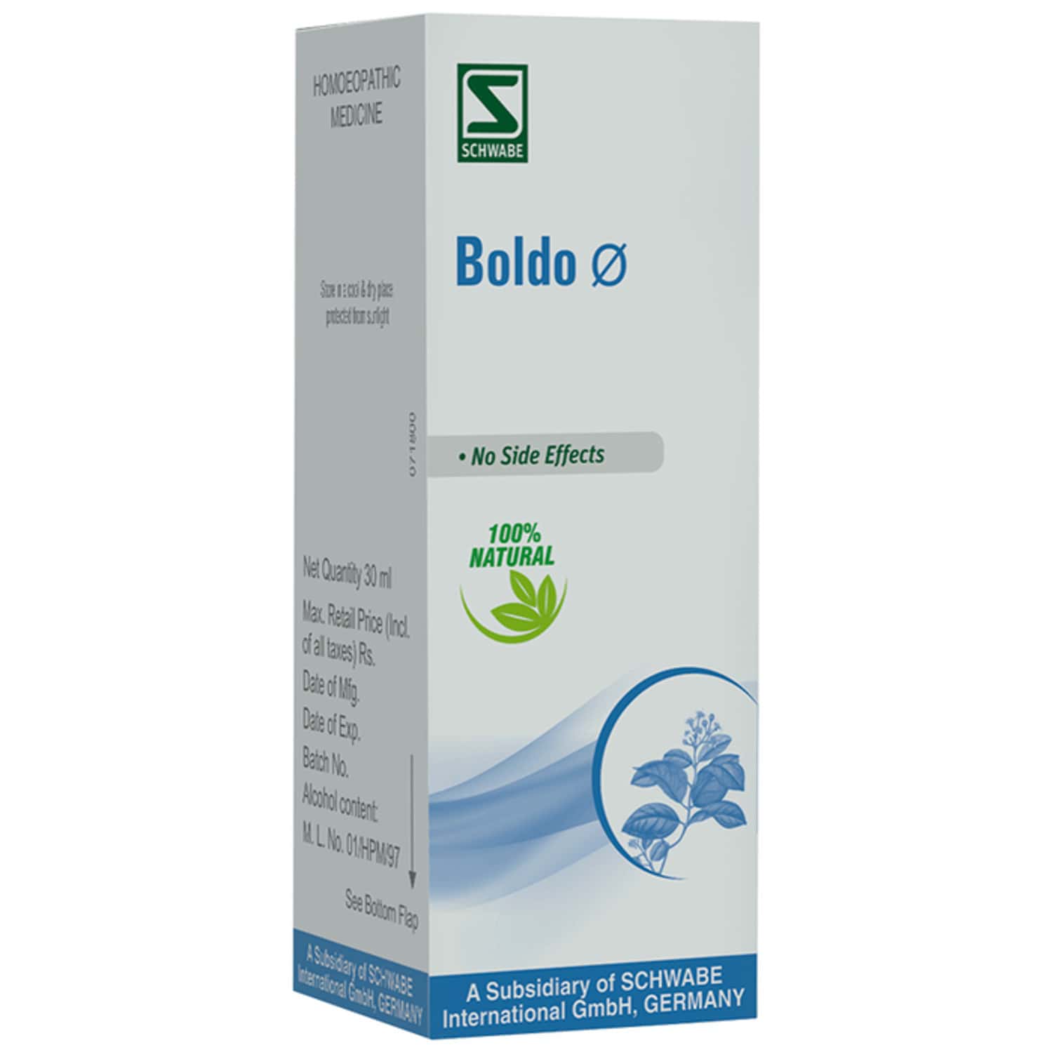 Dr. Willmar Schwabe India Boldo Mother Tincture Q 30 Ml