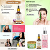 Tnw The Natural Wash Combo Of 3 With Glow Face Serum, Pure Aloe Vera Gold Gel & Distilled Rose Water