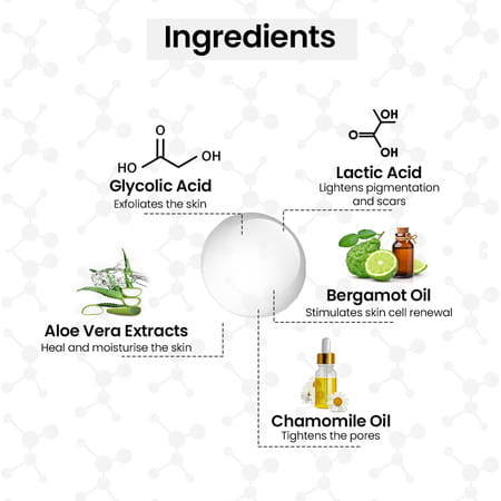 Tnw -The Natural Wash Clarifying Aha Toner With 5% Glycolic Acid And Lactic Acid|100ml