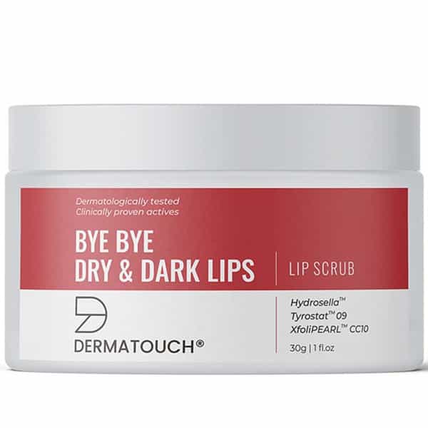Dermatouch Bye Bye Dry & Dark Lips Scrub | Lightening & Brightening Lip Scrub For Men & Women - 30G
