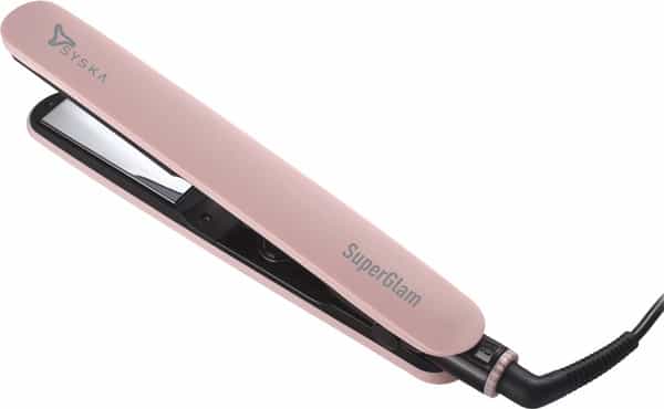 Syska Hs1050 Hair Straightener With Titanium Plates (Pink)