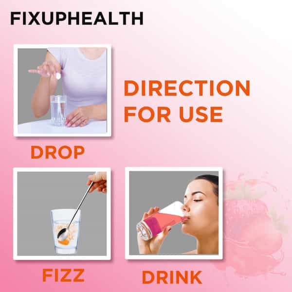 Fixuphealth Apple Cider Vinegar With The Mother 15 Tablets & Glutathione Vit C 15 Tablets