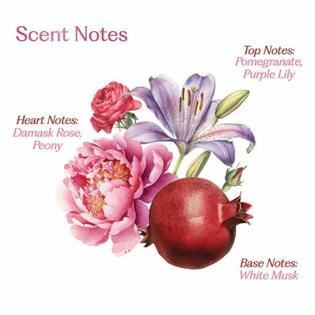 Sacred Grove Rani Baug Damask Rose & Peony Hair Perfume For Women | Alcohol Free - 50ml