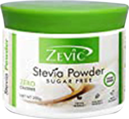 Zevic Stevia White Sugarfree Powder 200 Gm