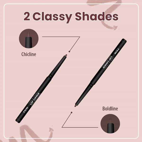 Tnw The Natural Wash Glide & Shine Lip Liner Boldline 02 | Smooth & Defined Lips 0.35 Gm