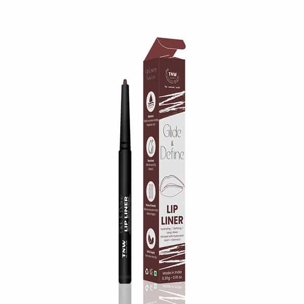Tnw The Natural Wash Glide & Shine Lip Liner Boldline 02 | Smooth & Defined Lips 0.35 Gm