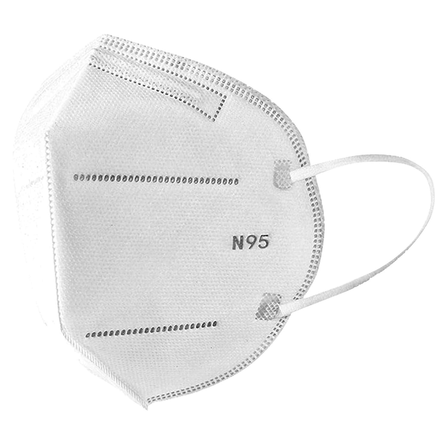 Safent Pm 2.5 Air Pollution N95 Mask Black White