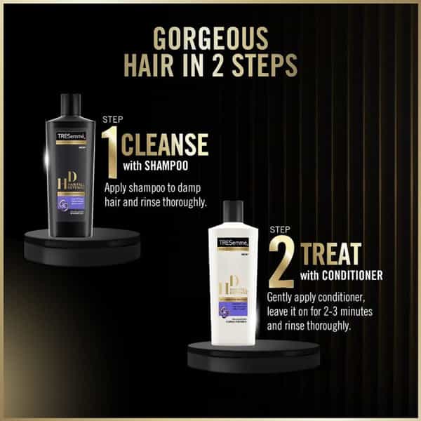 Tresemme Hair Fall Defence Shampoo | With Keratin Protein | Upto 97% Less Hair Breakage | 1 Ltr