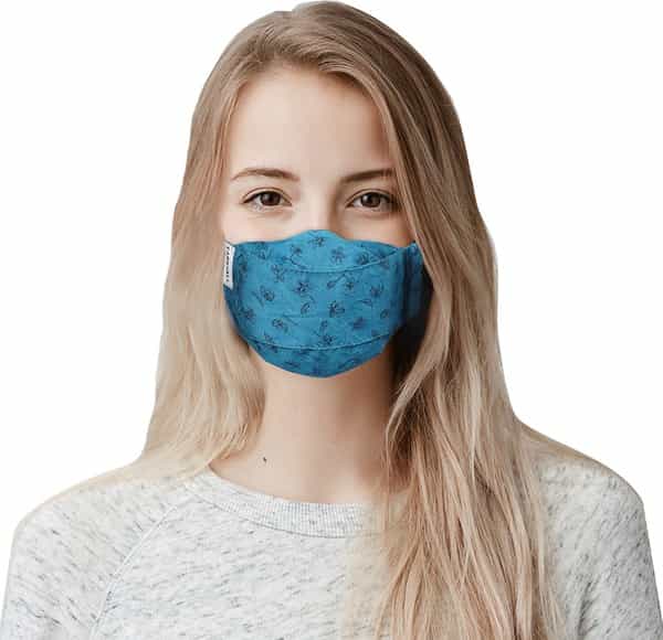 Carriall Adult Unisex 3 Layer Reusable Washable Cotton Mask (Camsl049) Pack Of 3