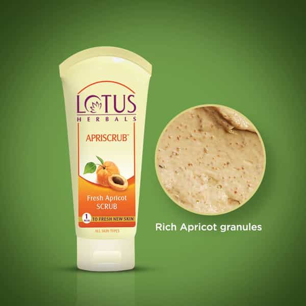 Lotus Herbals Apriscrub Fresh Apricot Scrub 100 Gm