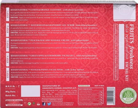 Khadi Natural Fruits Mini Facial Kit 75 Gm
