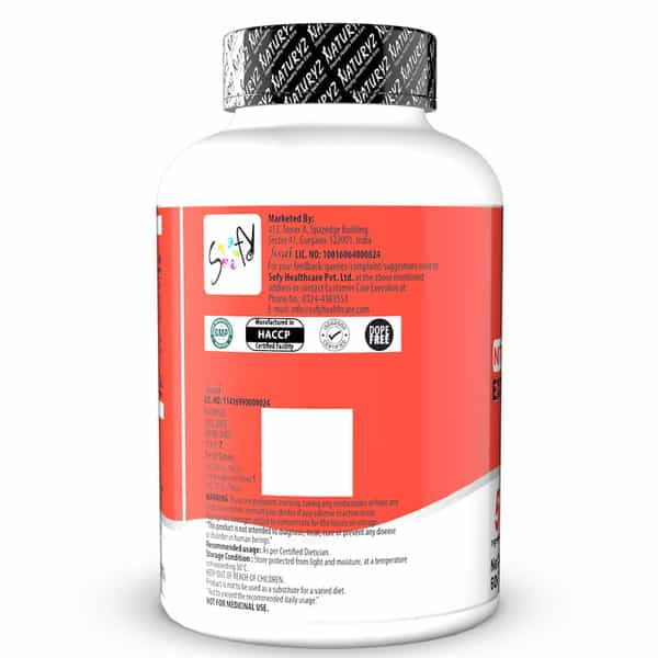 Naturyz Nitric Oxide Pump 2500 L-Arginine Citrulline Caffeine For Pre-Workout & Stamina - 60 Tablets