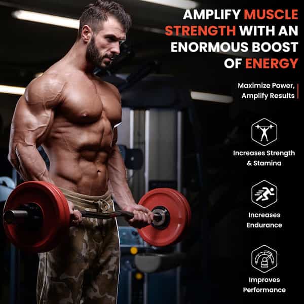 Naturyz Nitric Oxide Pump 2500 L-Arginine Citrulline Caffeine For Pre-Workout & Stamina - 60 Tablets